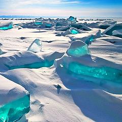 冰湖冷海