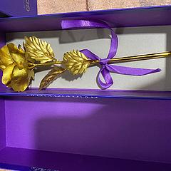 一朵金花紫色盒