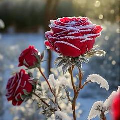 雪中rose