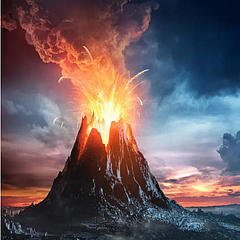 火山爆发流