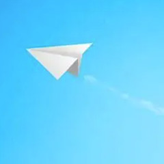 小小的纸飞机